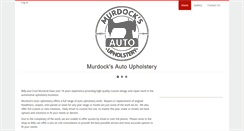 Desktop Screenshot of murdocksautoupholstery.com