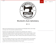 Tablet Screenshot of murdocksautoupholstery.com